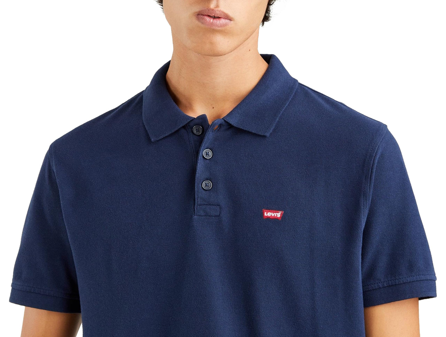 Levi's Housemark Polo Camiseta, Dress Blues D, L Hombre