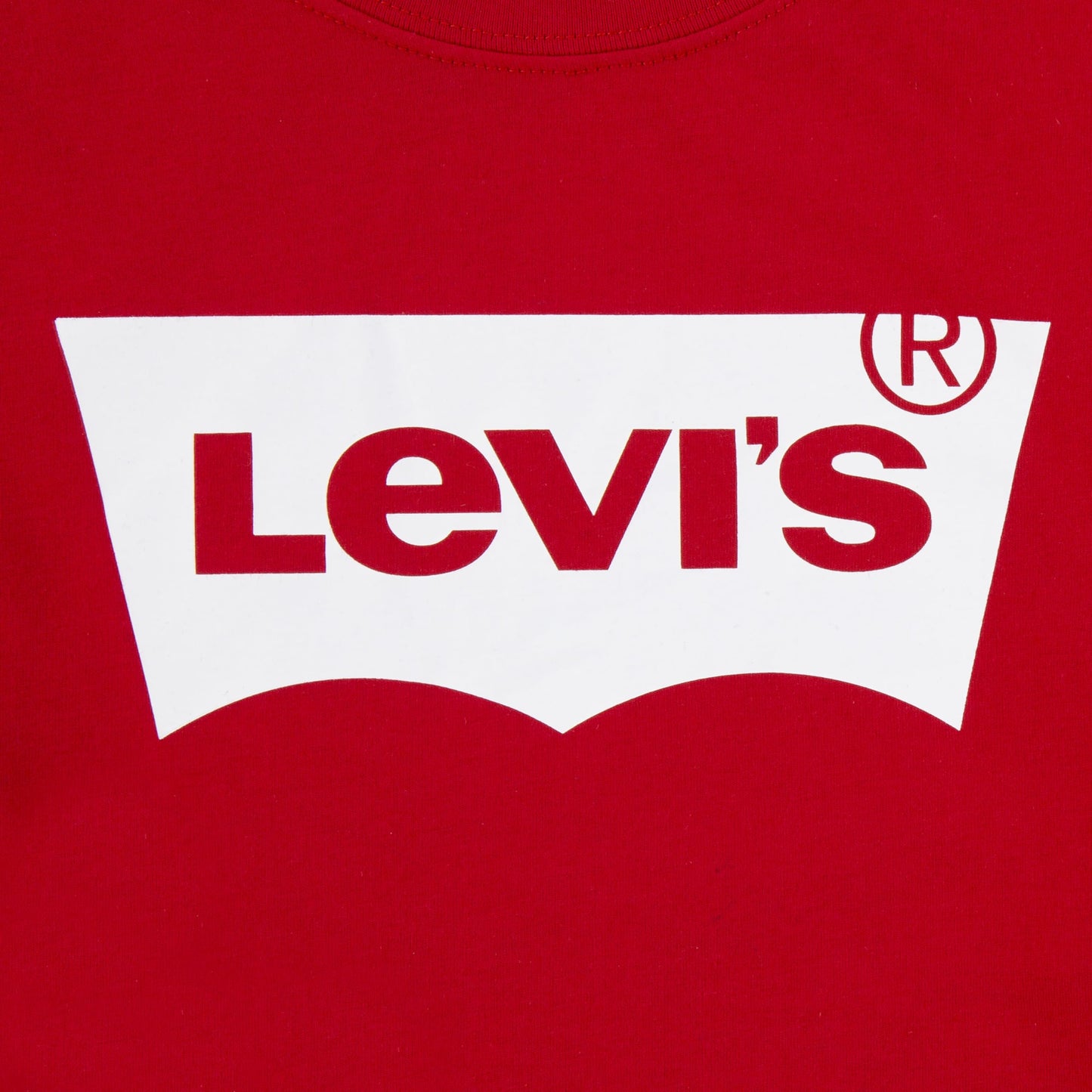 Levi's Lvb L/S Batwing Tee Camiseta, Super Red, 8 años Niños