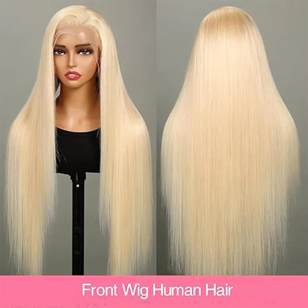 Straight 613 Blonde 13x6 HD Lace Front Wig Human Hair Brazilian Transparent 13x4 Lace Frontal Wigs For Black Women